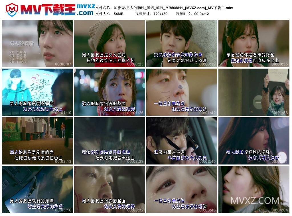 陈雅森-男人的胸膛_国语_流行_MB505811